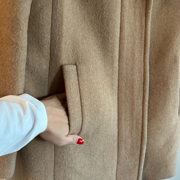 J. Crew Camel Wool Blend Coat - Picture 3 of 8